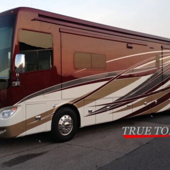 Tiffin Class A Motorhome With True Toppers installed