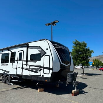 RVing at walmart, one of the top RV hacks
