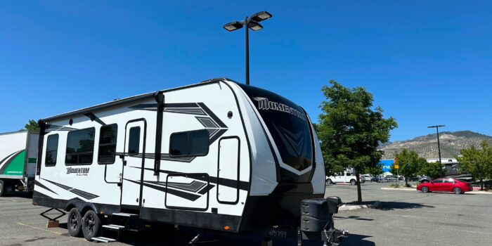 RVing at walmart, one of the top RV hacks
