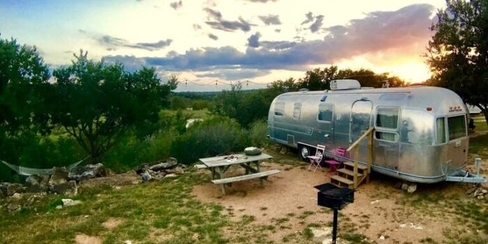Airstream RV campsite at Dos Rios RV Park (Image: Dos Rios RV Park)