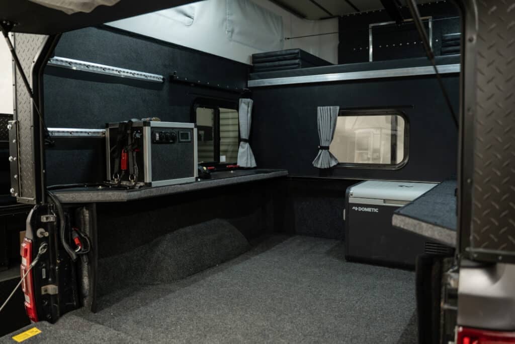 Project M truck topper factory interior with options (Image: Four Wheel Campers)